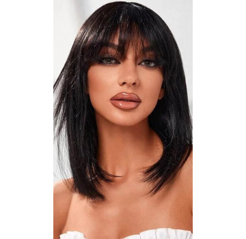 Peruca din Par Natural Delicate Black Peruca din Par Natural Delicate Black