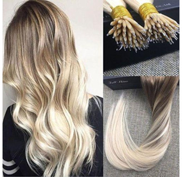 Extensii Nanoring DeLuxe Ombre #7 White Extensii Nanoring DeLuxe Ombre #7 White