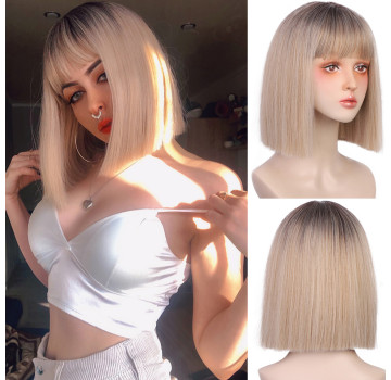 Peruca din Par Natural Delicate Blonde Peruca din Par Natural Delicate Blonde