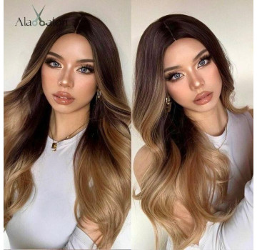 Peruca honey Ombre 55 cm lungime Peruca honey Ombre 55 cm lungime