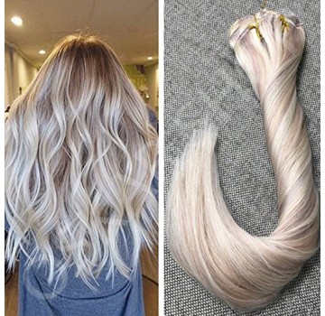 Clip On Deluxe Ondulat Black Collection Balayage #22 #60