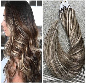 Extensii Microring Black Collection Balayage #4 #60