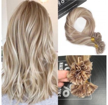 Extensii cheratina Diamond Balayage #18 Lighy Grey