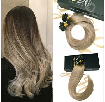 Extensii cheratina Diamond Ombre #1b #20