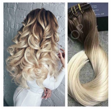 Extensii Clip-On Deluxe Ombre #5 #60