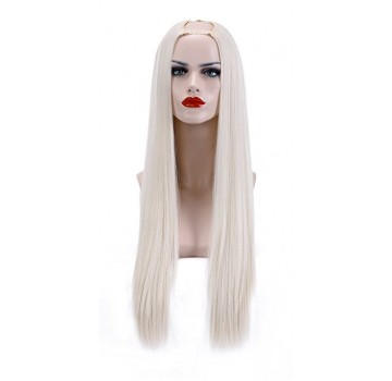 Semiperuca Par Natural U Part Blond Alb Drept Semiperuca Par Natural U Part Blond Alb Drept