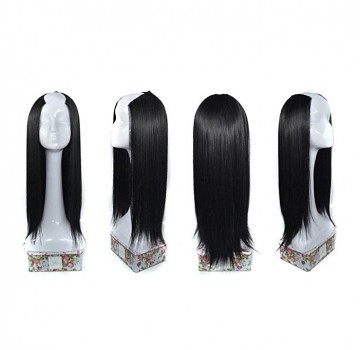 Semiperuca Par Natural U Part Negru Drept