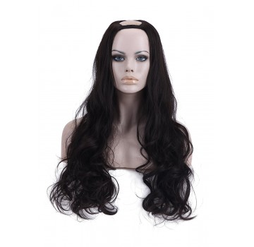 Semiperuca Par Natural U Part Saten Inchis Ondulat Semiperuca Par Natural U Part Saten Inchis Ondulat