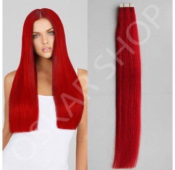 Extensii Tape In Deluxe Red Extensii Tape In Deluxe Red